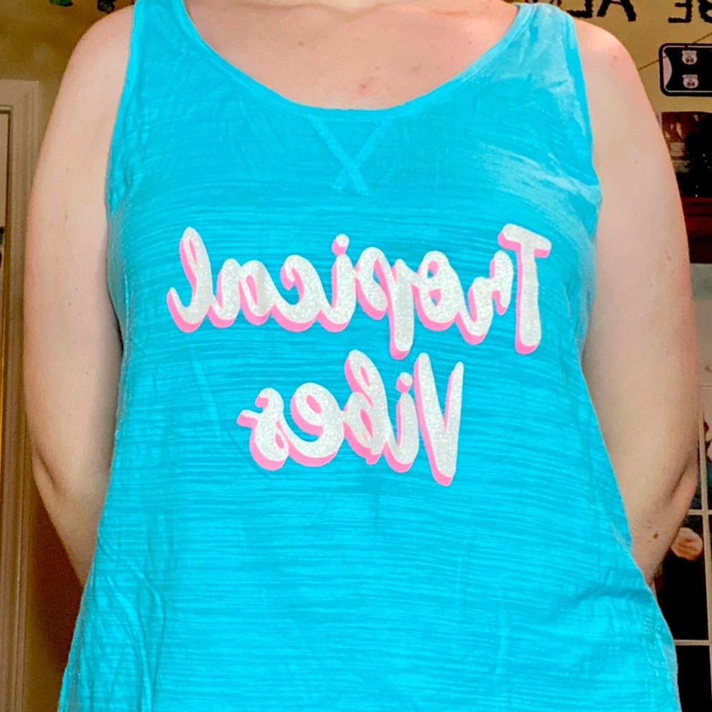 Tropical Vibes tank top